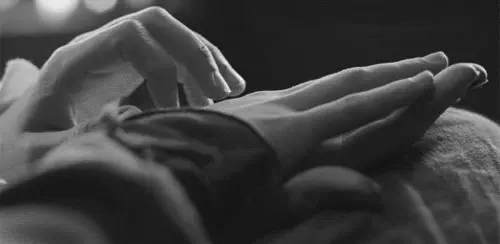 hand holding