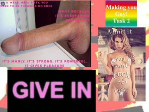 we want you to be gay and practice jerking off to dicks. can you jerk to this stud for us? if you cum we will fuck him