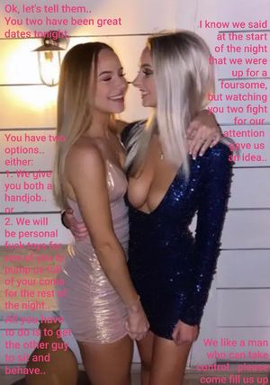 You looked at the other guy in shock, he looked back with a grin