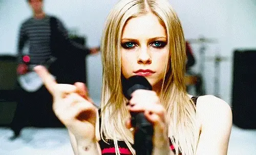 Avril Lavigne told you how to be... She's angry now