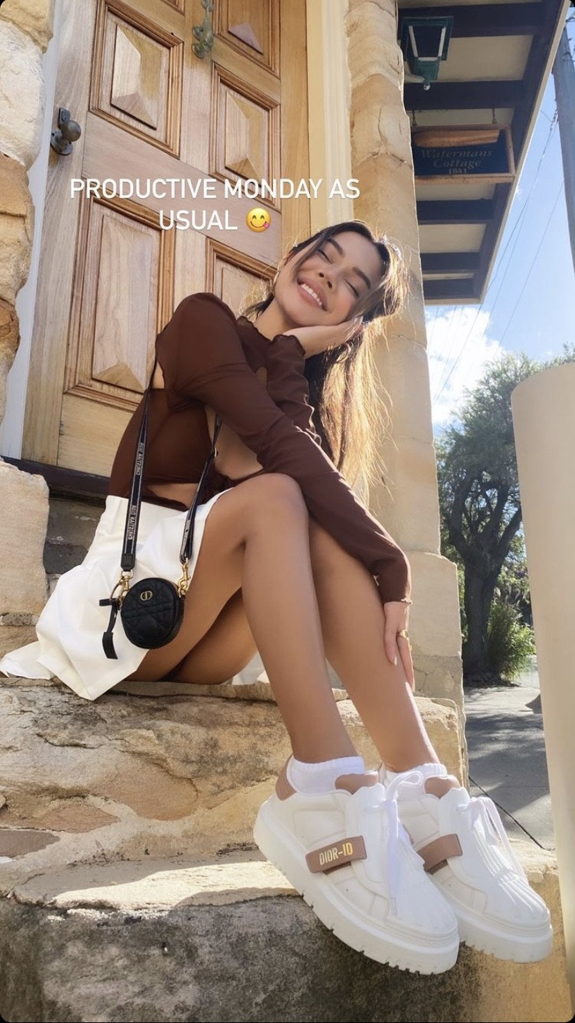 Lily Maymac up skirts