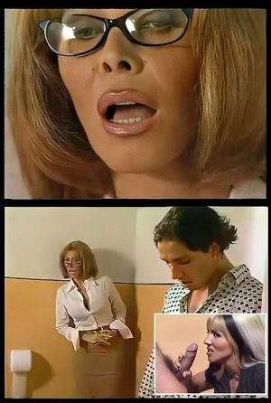 Female teacher Milly loves to watch how the youthful cock being taken out of the student's pants- watch her pretty excited face