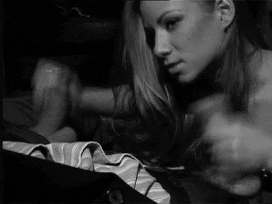 Julia Taylor strokes two cocks