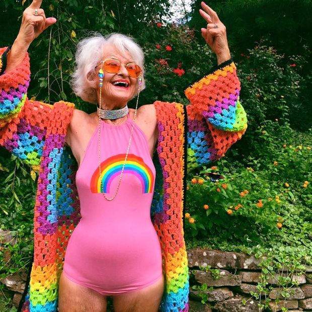 The cute GRANNY, Baddie Winkle. ❤️