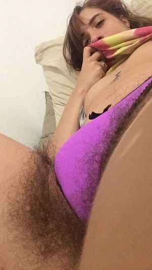 Beautiful very hairy woman