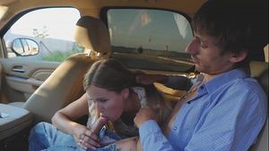 Stella Cardo sex in the car for a passage
