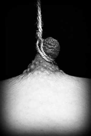 Tied Nipple is nude art