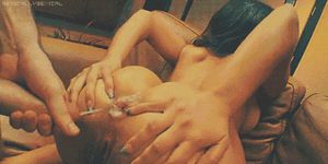 Cumshot on ass