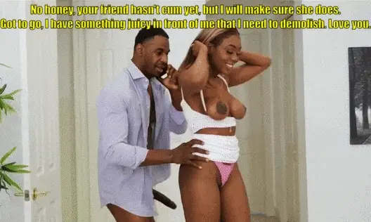 Husband Cheat's With Wife's Hot Friend While On The Phone