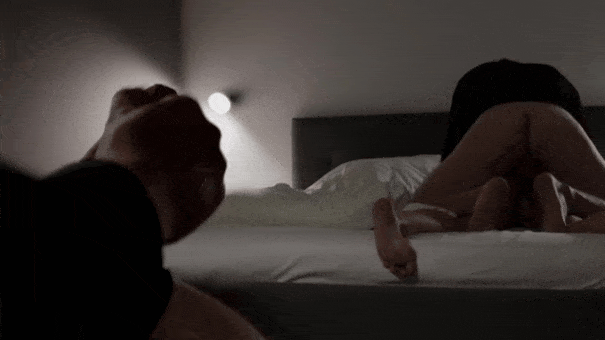 Bosses exploiting the newly appointed clerk in a hotel room
