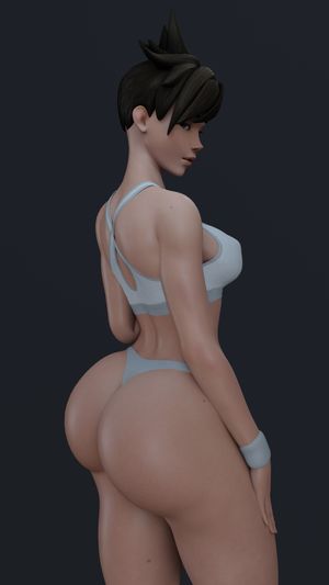 tracer and her massive ass