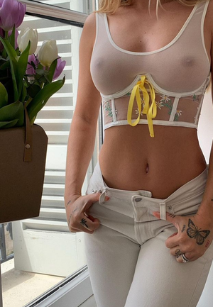 Paulina seethru boobs