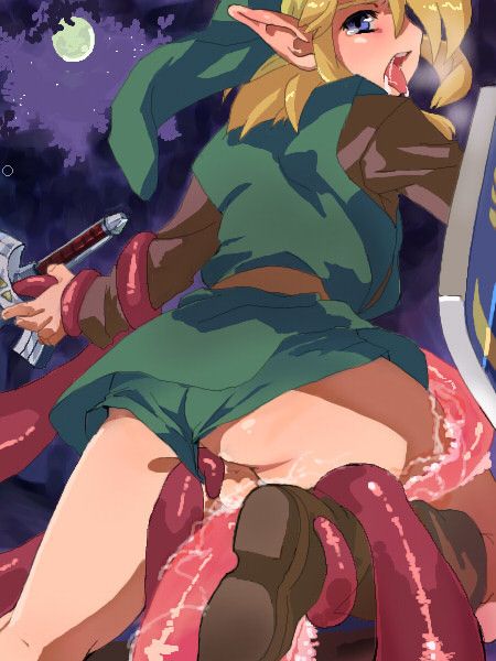 Toon link in tentacle trouble