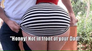 I love teasing my mom when dad’s here