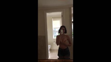 So proud of them now she just wants to show them off.