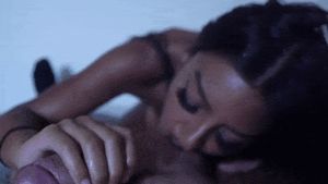 sucking balls from side to side