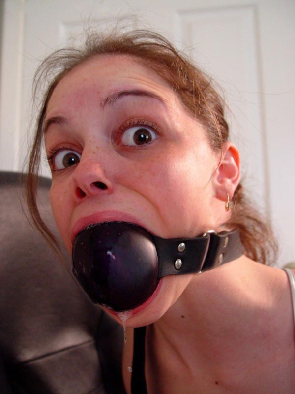 Huge Ball Gag. Won’t be hearing from her anytime soon.