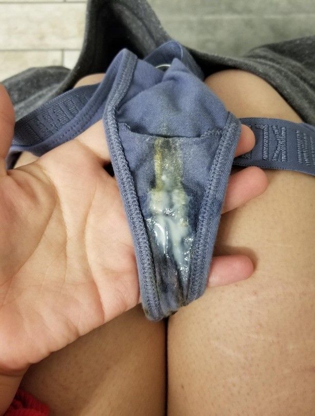wife dirty panties after night out