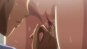 Fingers being worked into her cartoon snatch