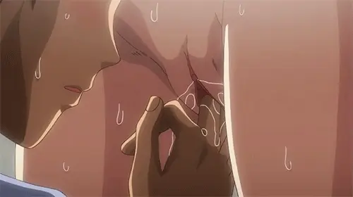 Fingers being worked into her cartoon snatch
