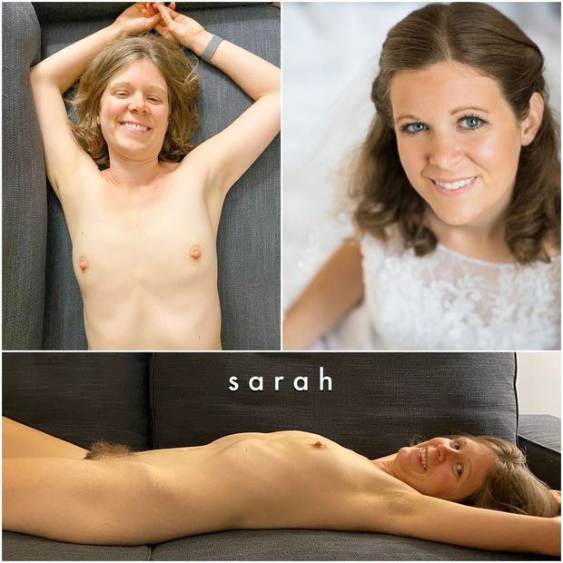Sarah is a beautiful bride--and very hot naked.