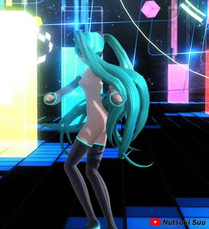 Nude Hatsune Miku hide Melt Project Diva