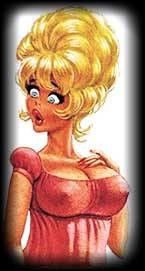 Annie in see through Red negligee