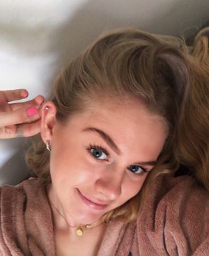 "It's ok. I know you are nervous. Just stroke it and do what you want to do.,"