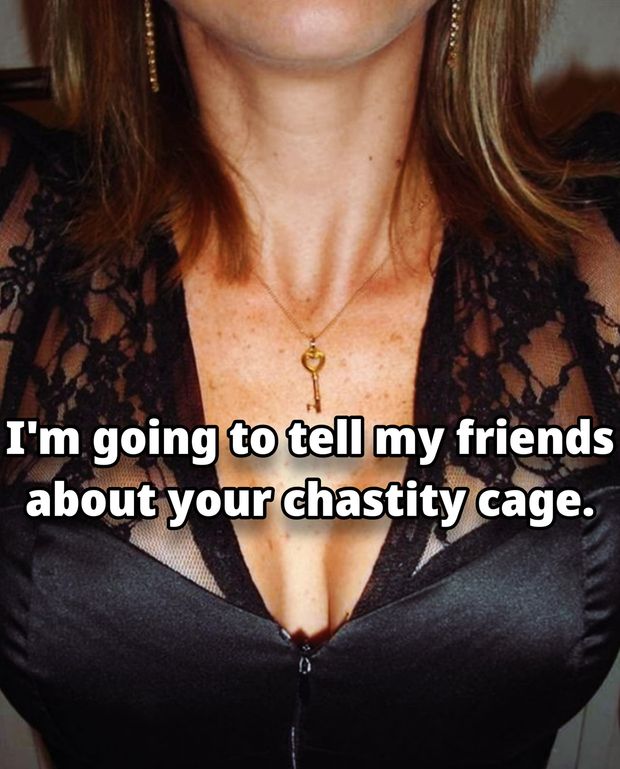 Your tiny little chastity cage
