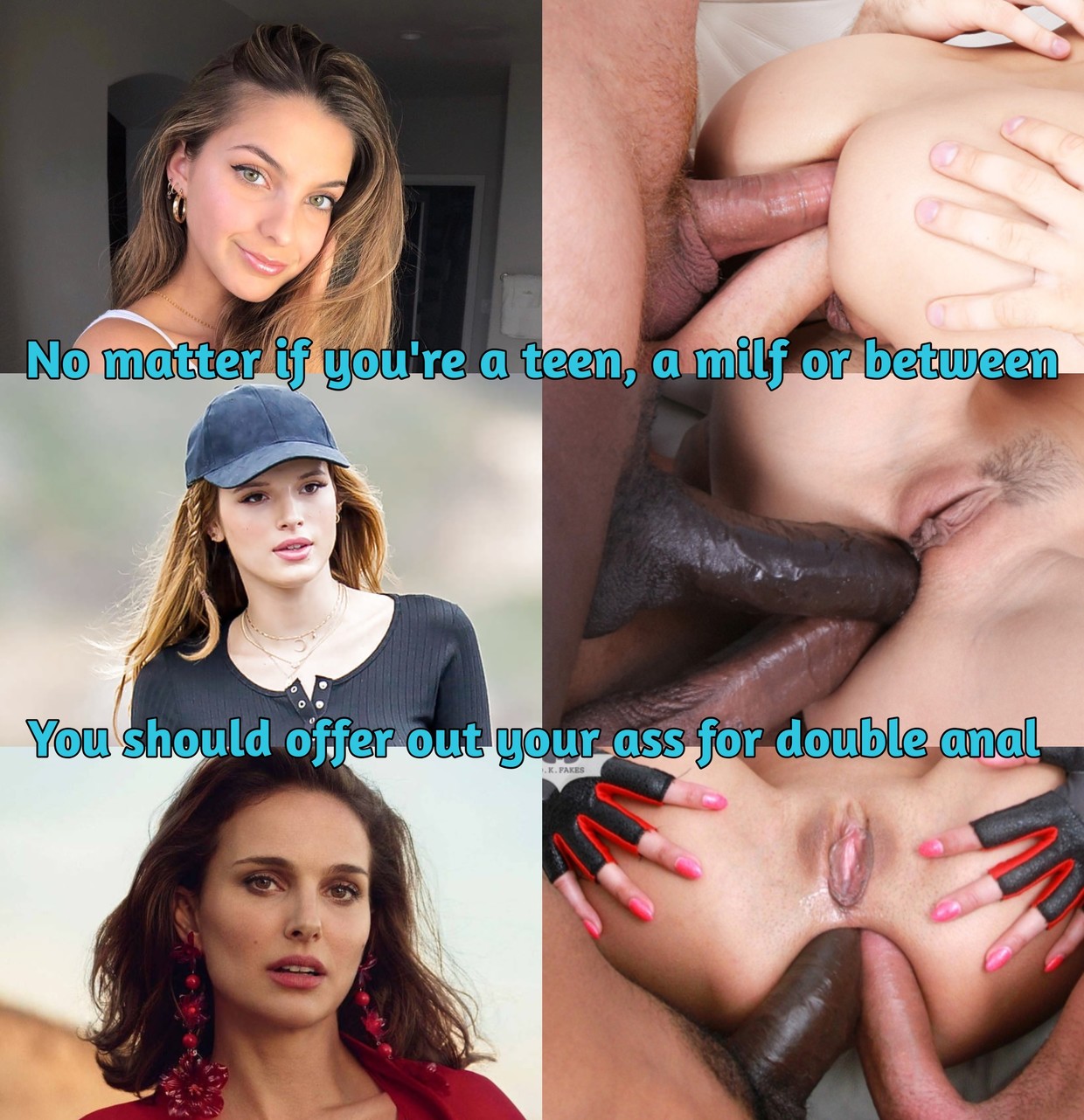 Everyone should aim to take double anal