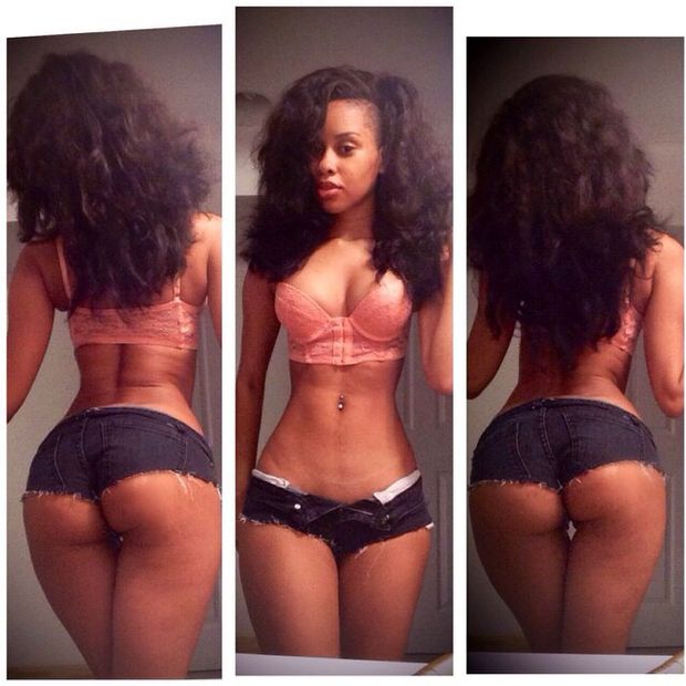 big hair petite ebony