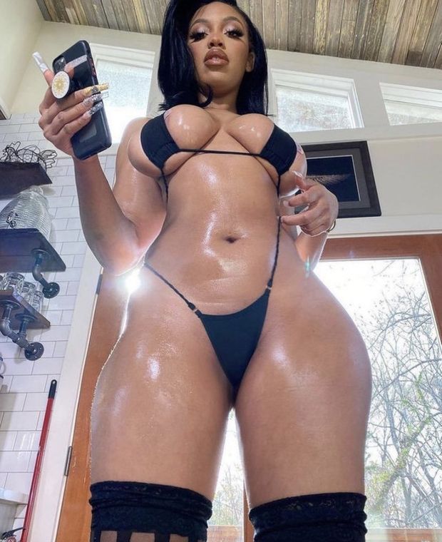 Gorgeous and oiled