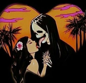 Aesthetic grim reaper love. ❤️