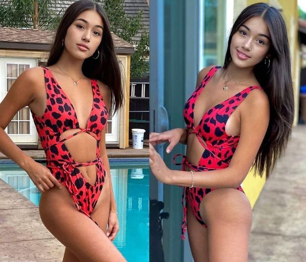 Asian teen bikini