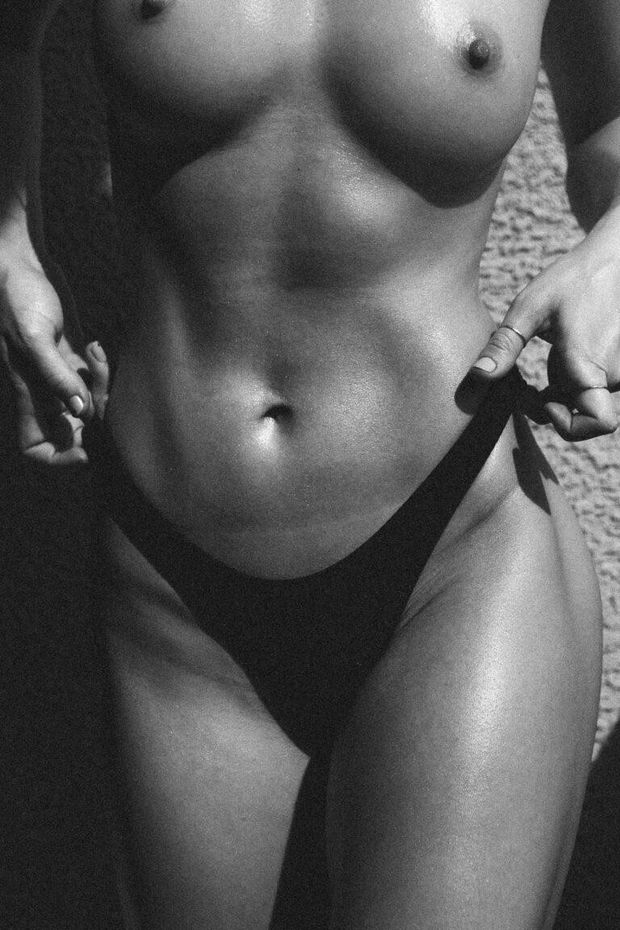 Black and white tits
