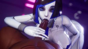 Robo Hot Chick blows to the end