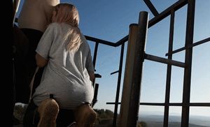 I told your Girlfriend, there you have a nice view, but then i just put my dick in her mouth. She didnt refused.".