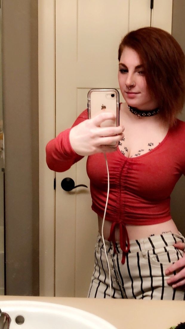 Redhead big tits