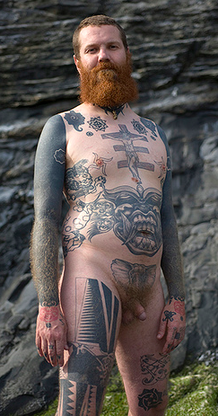 Bearded tattoo