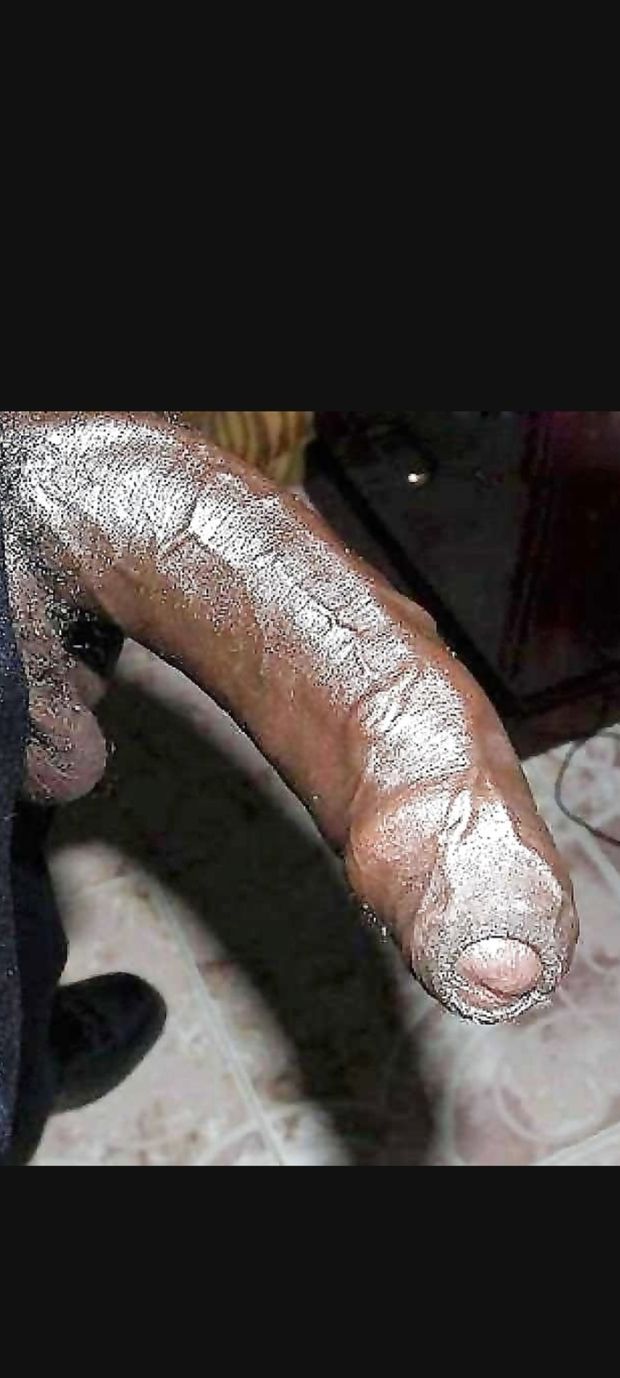 Beautiful curved black cock