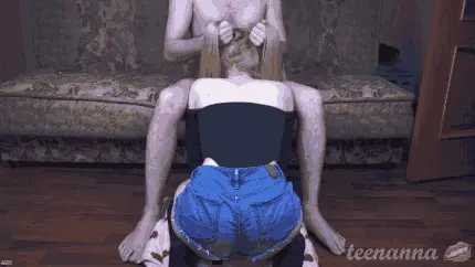 Pigtail handlebars facefuck