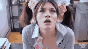 Pigtail handlebars ahegao