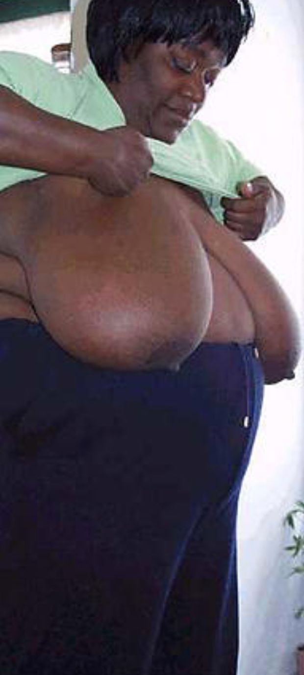 Huge black titties!