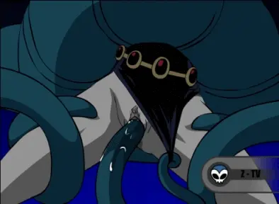 Raven fucked by tentacle