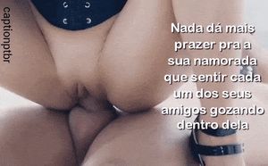 E nada dá mais prazer pra você que ver acontecer e foder a bucetinha usada dela.