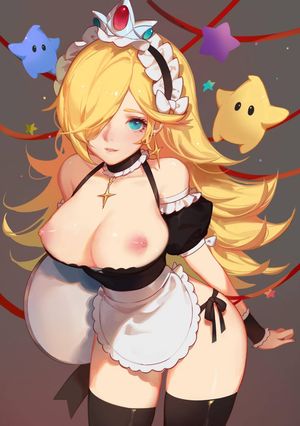 Sexy hentai blonde maid