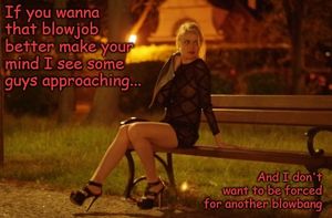 She likes it risky 'n dirty