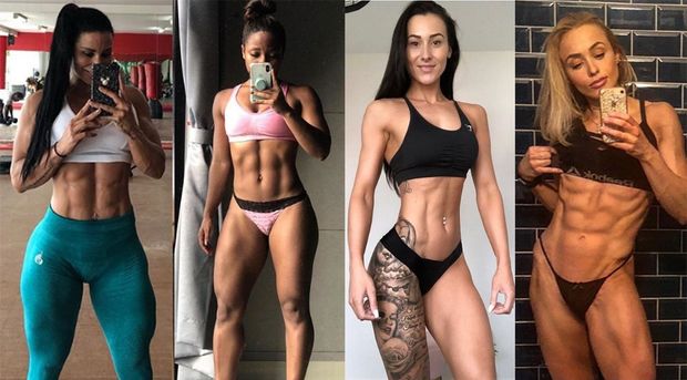 4 incredibly fit women