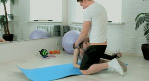 She didnt wish that, but her personal trainer is teaching her deepthroat.