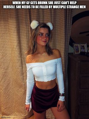 She has her eye on a group of guys now.